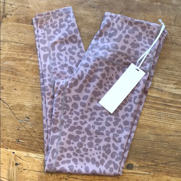 Varley Pants - Nwt varley blush leopard leggings